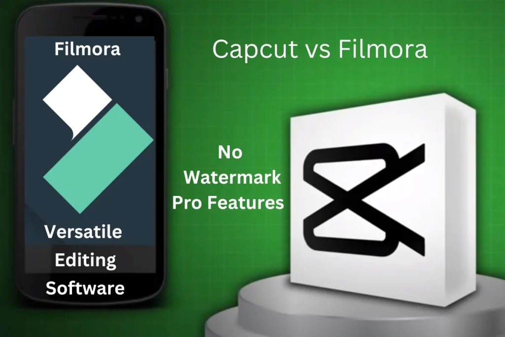 Filmora quality image effect with capcut logo 