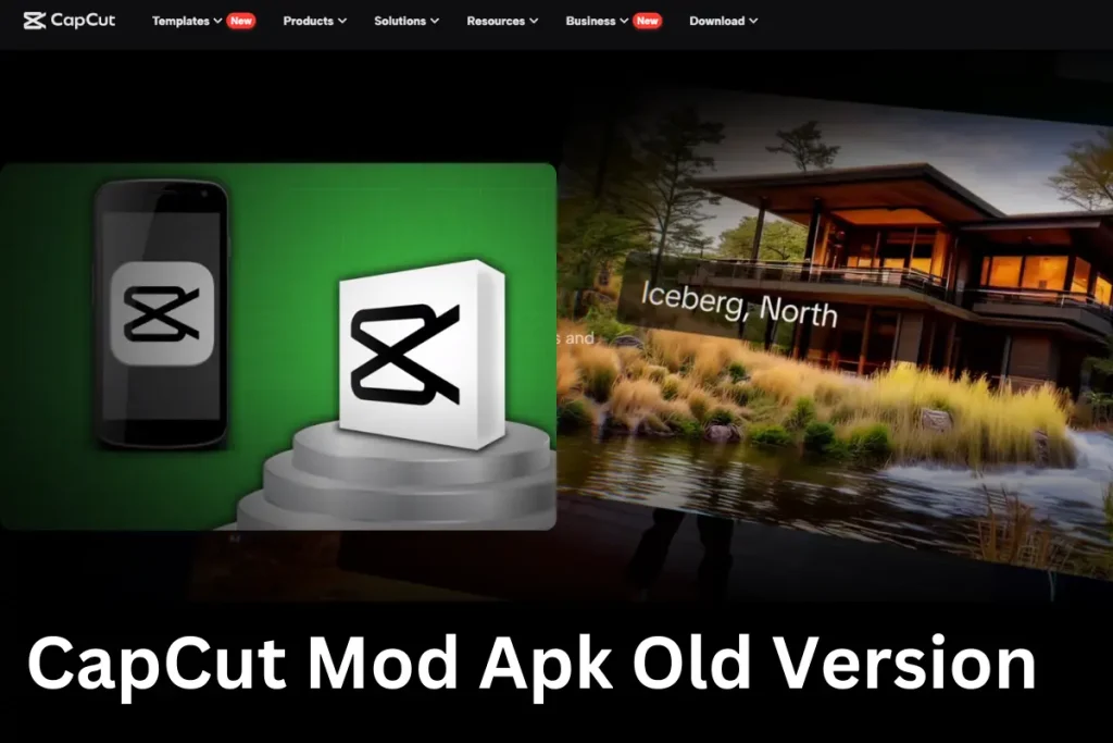 CapCut Mod Apk Old Version Download for Andriod  banner with capcut logo 