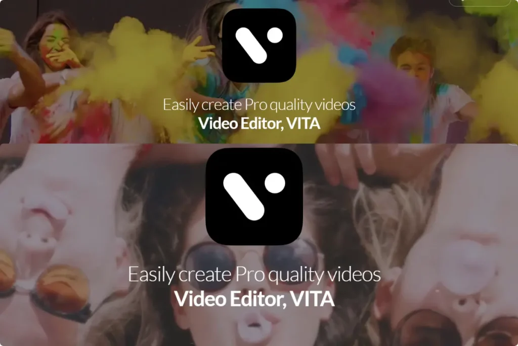 User Interfaces by vita video editor