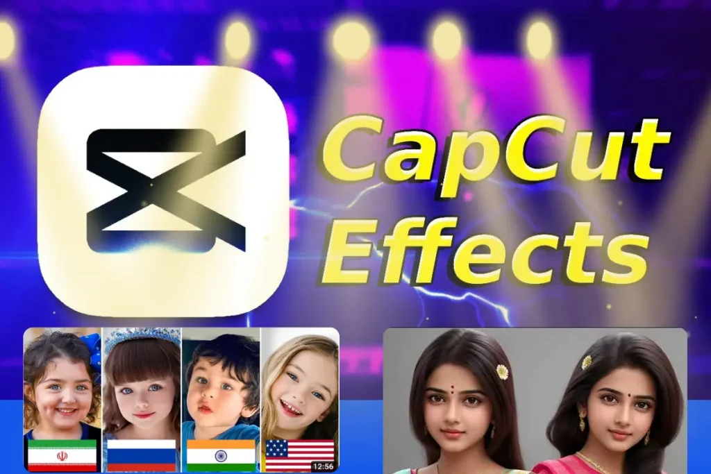 capcut amazing effect visual seen with capcut logo 