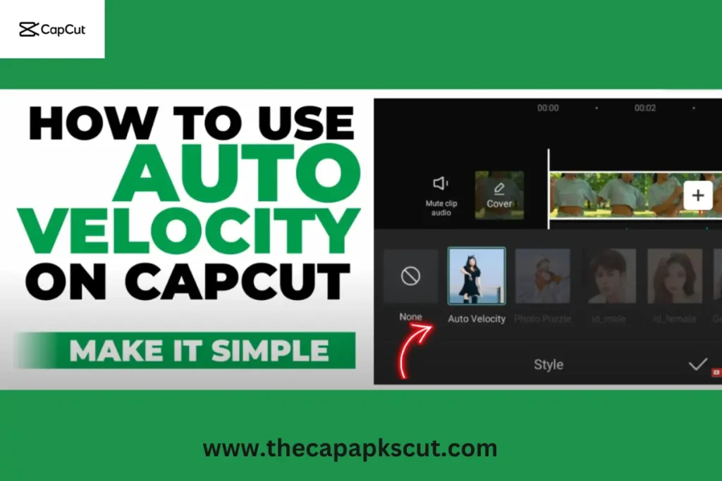 How to Add Auto Velocity on Capcut?